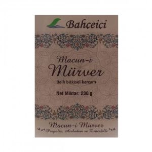Bahçeiçi Macun-i Mürver Ballı Bitkisel Karışım Doğal Macun 230 gr