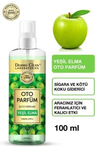 Dermo Clean Doğal Meyve Özlü Yeşil Elma Kokulu Oto Parfüm 100 ml
