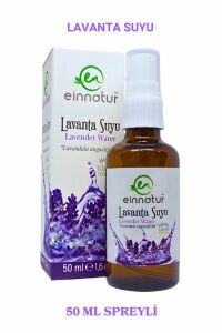 Einnatur Lavanta Suyu Spreyli %100 Saf Lavandula Angustifolia Hidrosolü Doğal Bit Kovucu 50 ml