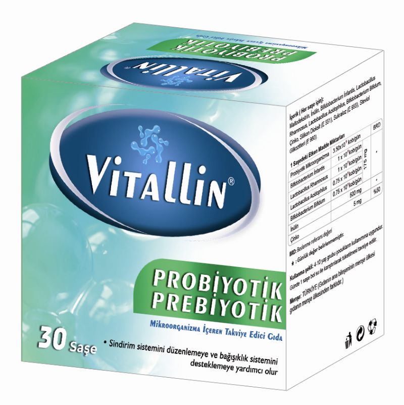 Vitallin Probiyotik 30 Sase