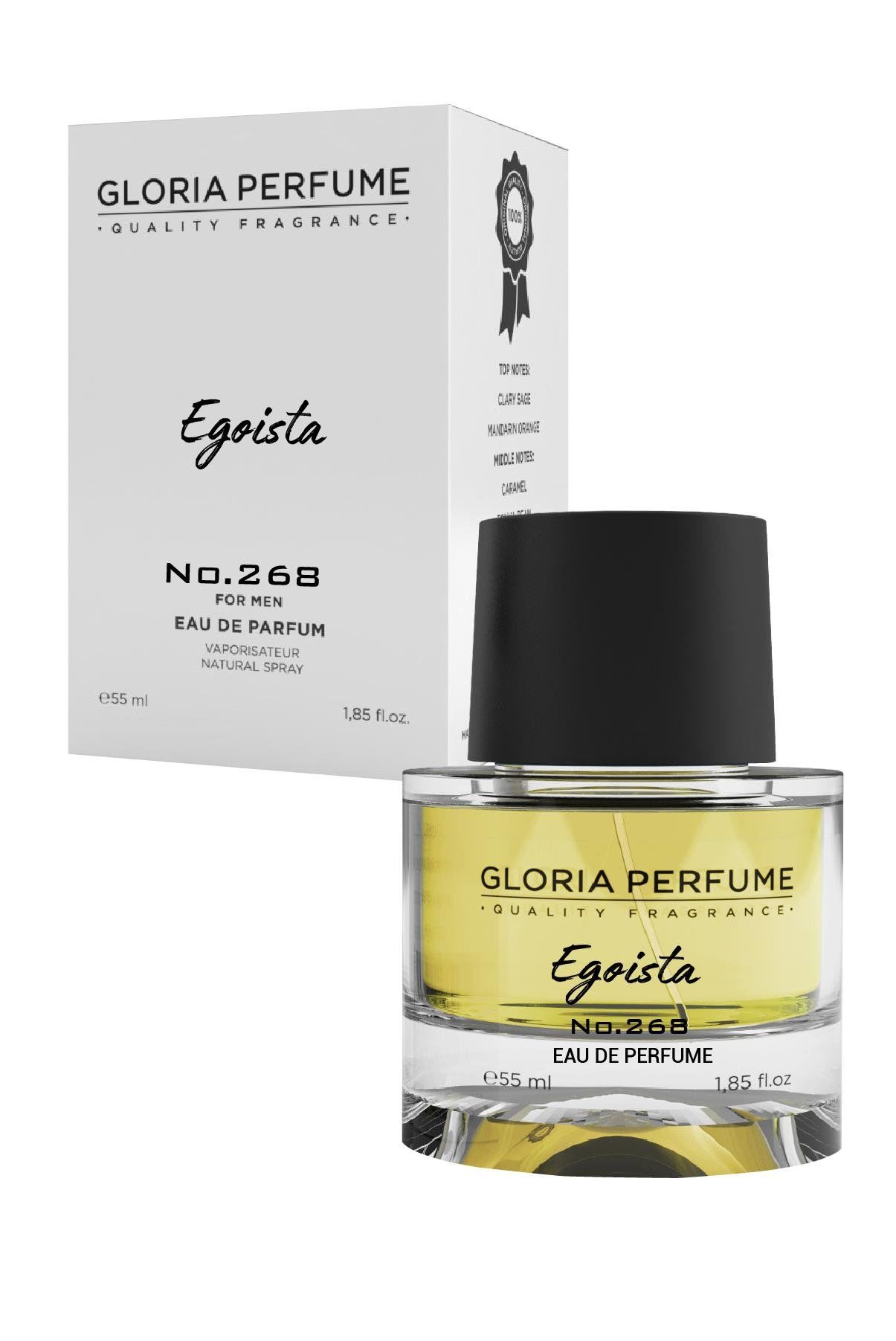 Gloria Perfume Ego'ista Erkek Parfümü EDP 55 ml