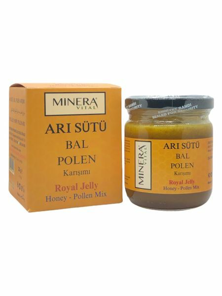 Minera Vital Arı Sütü Bal Polen Karışımlı Doğal Macun 230 gr