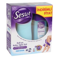 Sesu RollOn Kolay Ağda Seti İnce Tüyler Isıtıcı + Kartuş