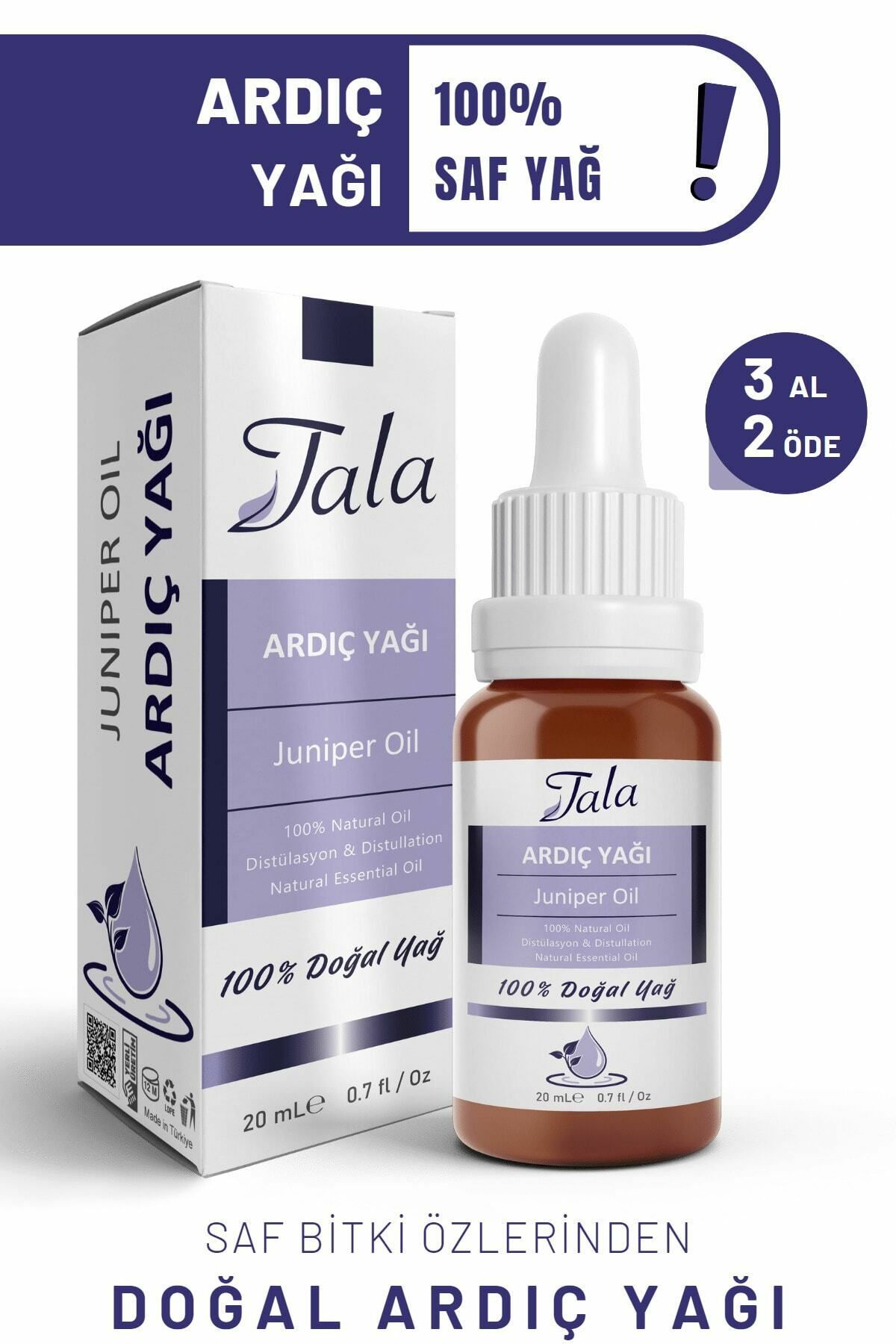 Tala Ardıç Yağı Soğuk Sıkım 20 ml