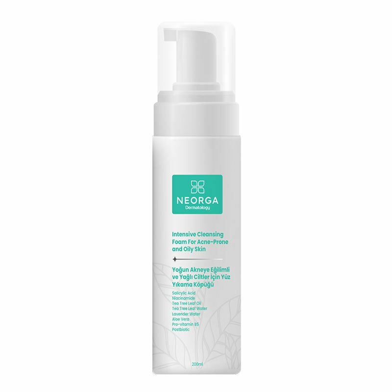 Neorga Akneye Eğilimli ve Yağlı Ciltler İçin Yüz Yıkama Köpüğü 200 ml