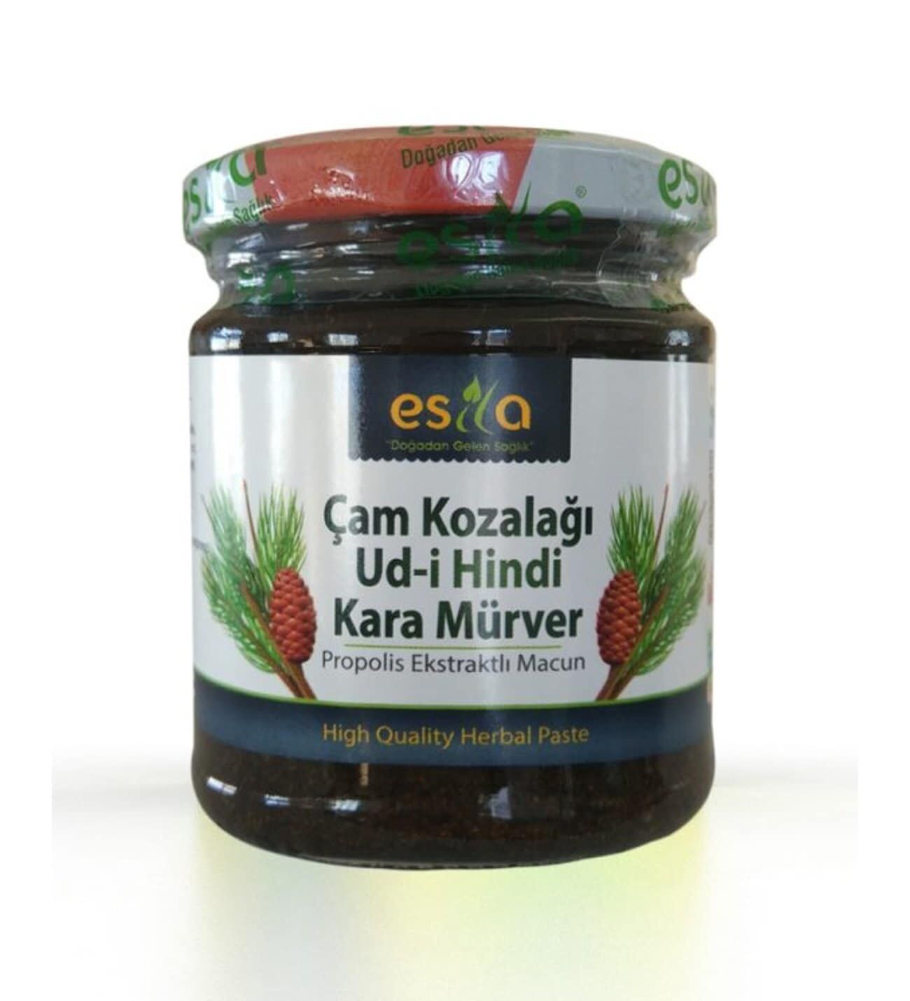 Esila Çam Kozalağı Ud-i Hindi Kara Mürver Propolis Ekstraktlı Macun 210 gr