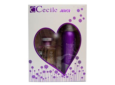 CECILE EDT 100ML+DEO AURA KAR.