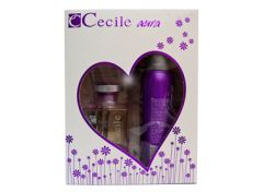 CECILE EDT 100ML+DEO AURA KAR.