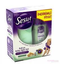 Sesu RollOn Kolay Ağda Seti Kalın Tüyler Isıtıcı + Kartuş
