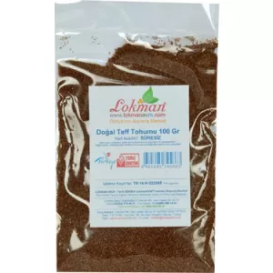 Lokmanavm Doğal Teff Tohumu 100 gr Paket