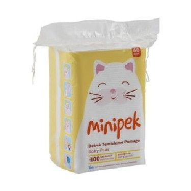 Minipek Bebek Temizleme Pamuğu 60'lı