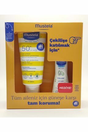 Mustela Güneş Losyonu Hydra Bebe SPF50+ 200 ml