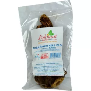 Lokmanavm Doğal Ravent Kökü 100 gr Paket