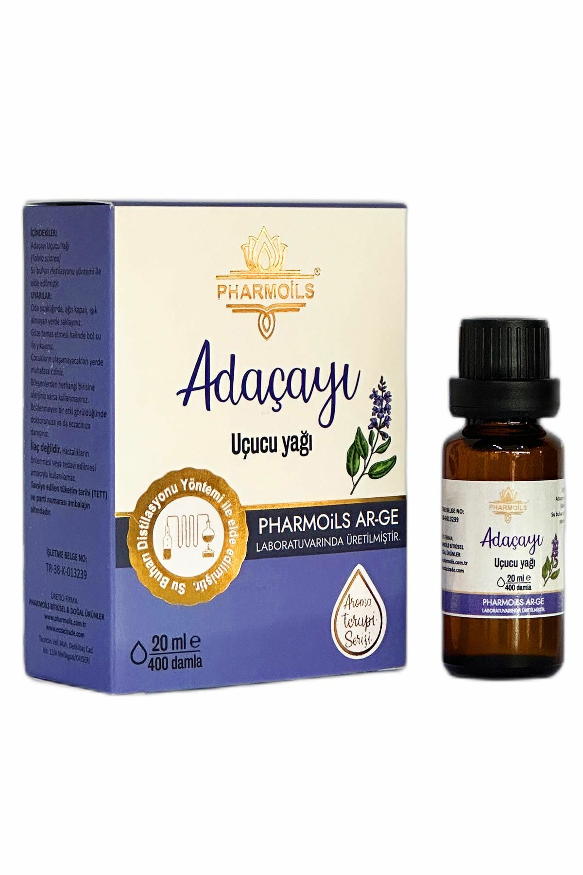 Pharmoils Adaçayı Acı Elma Yağı 20 ml