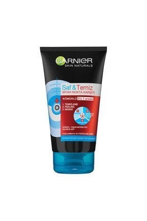 Garnier S.N.Sa&Te.3İn1 Tem.Jeli 150Ml Kömür