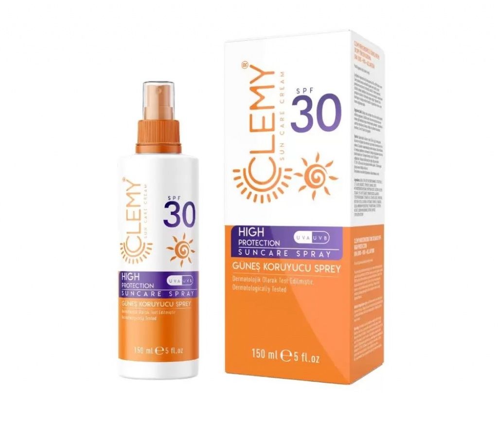 Clemy Sun Spreyli Koruyucu Losyon SPF30 150 ml