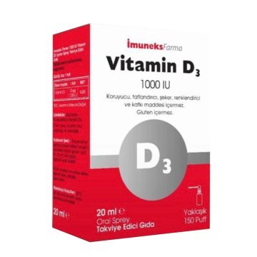 Imuneks Vıtamın D3 1000 Iu 20 Ml