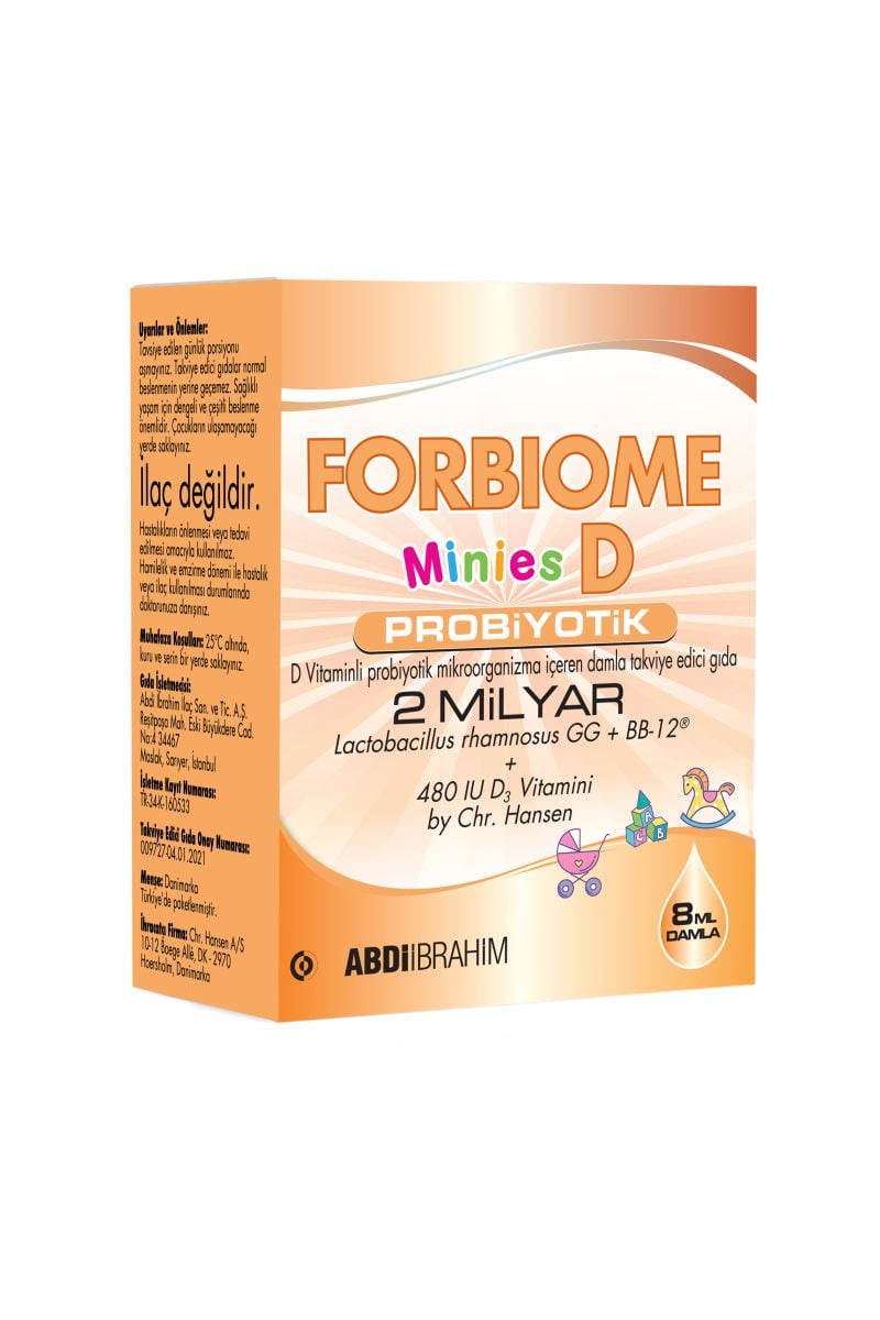 Forbiome Minies D Probiyotik Damla 8 ml