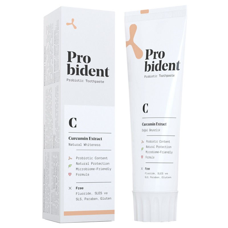Probident Probiyotik Zerdeçal Özüt Ilaveli Diş Macunu 75 ml