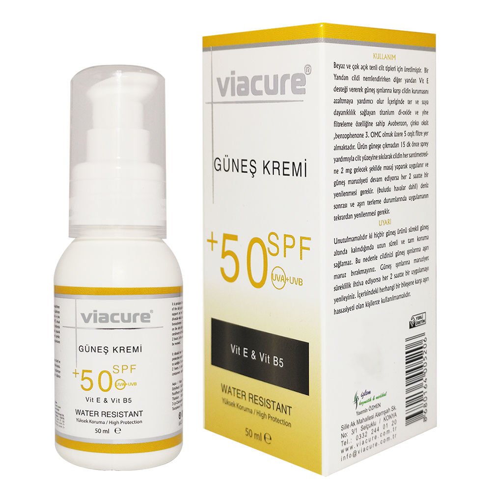 Viacure Güneş Kremi SPF50+ 100 ml