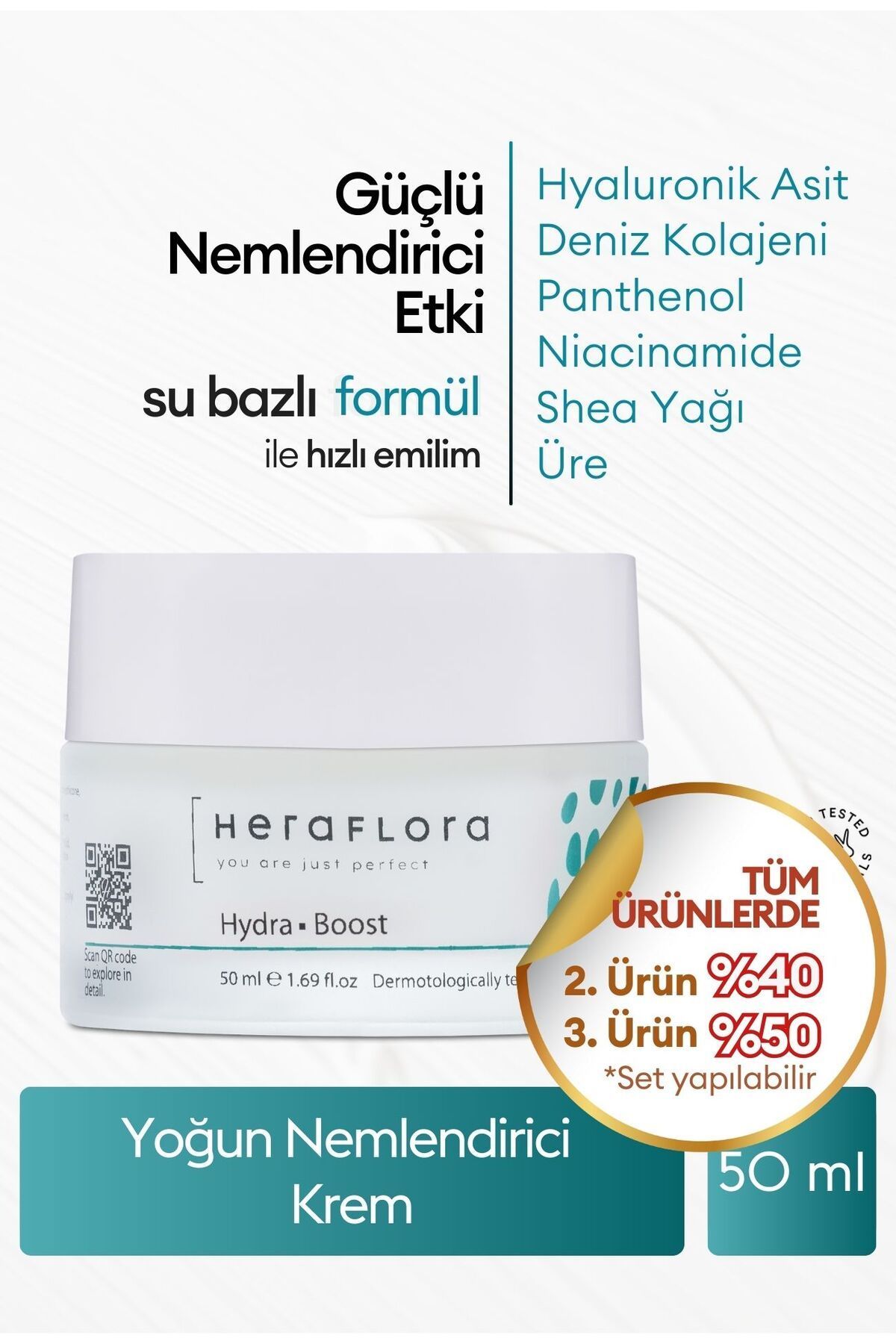 Heraflora Tüm Cilt Tipleri İçin Nemlendirici Aydınlatıcı Arındırıcı Yüz Temizleme Jeli 200 ml