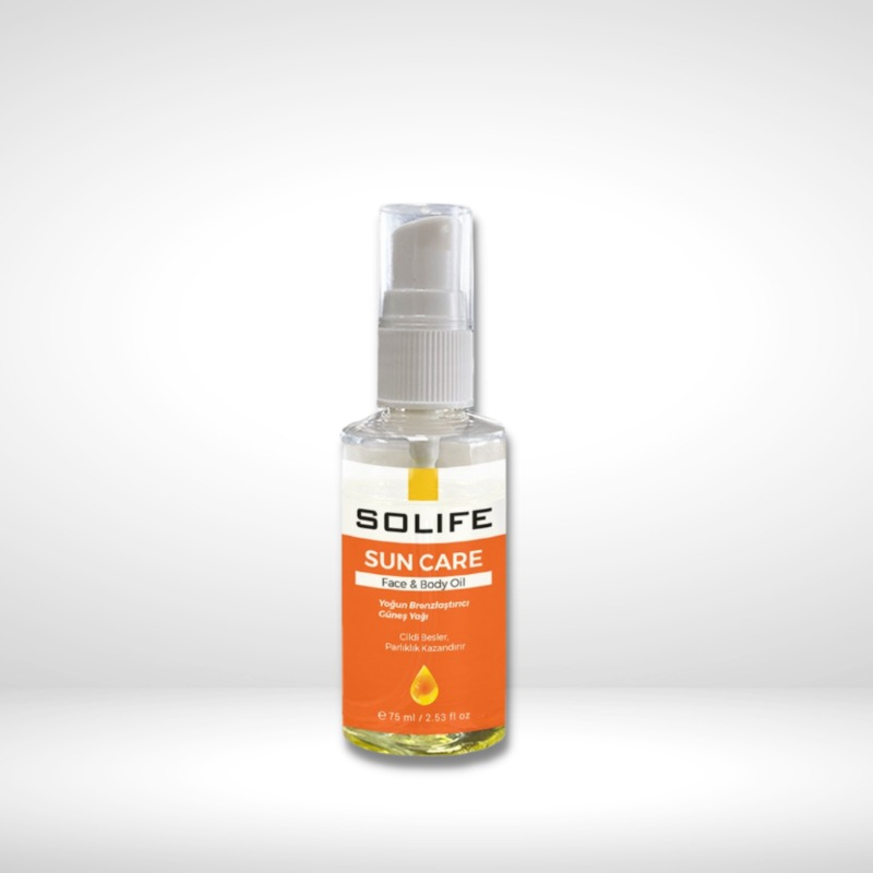 Solife Sun Care Yoğun Bronzlaştırıcı Güneş Yağı 75 ml
