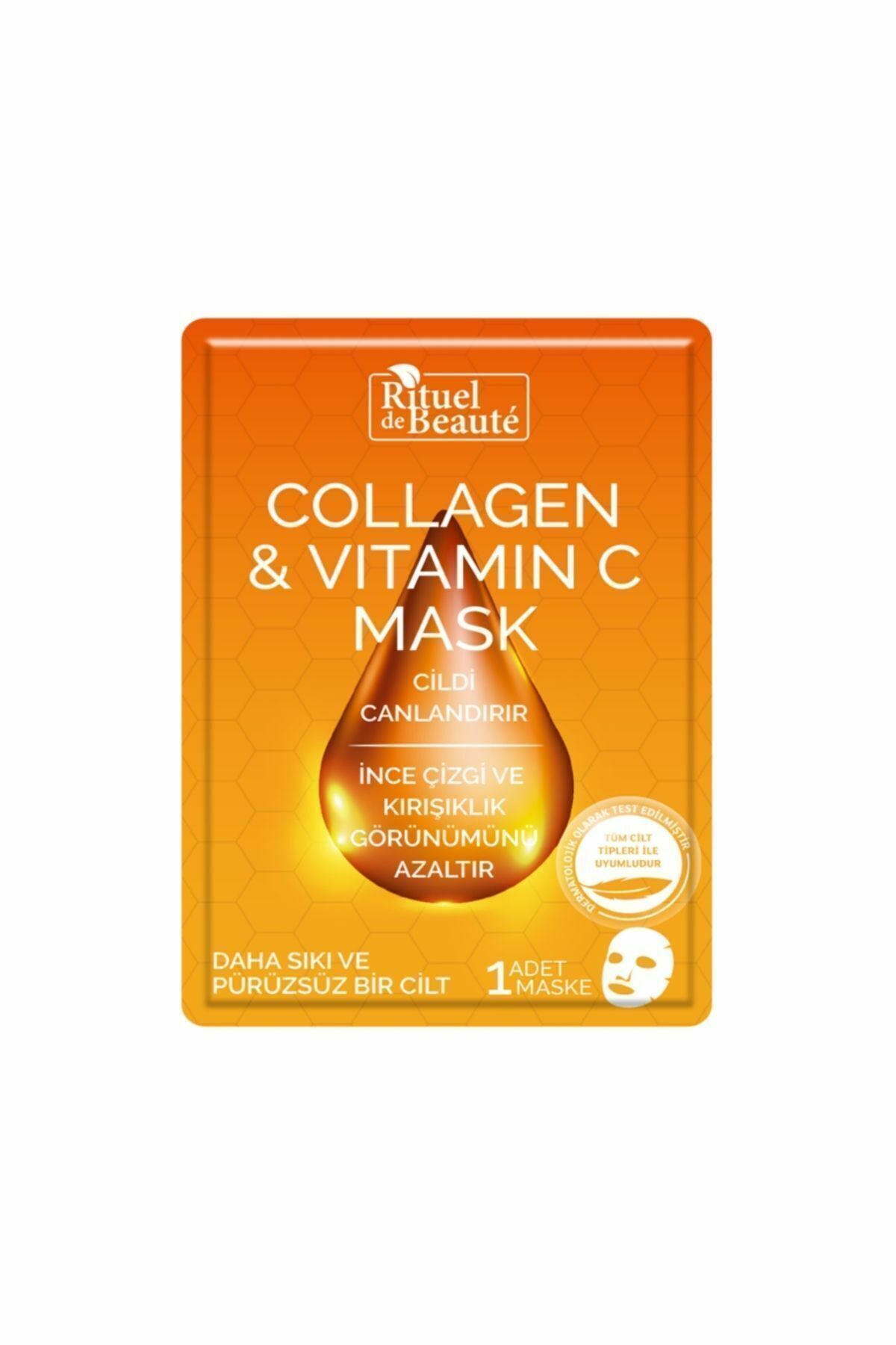Rituel De Beaute Kolajen Vitamin C Kağıt Maske