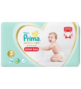 Prima Premium Care 3 Numara Külot Bez 56'lı