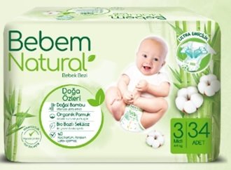 Bebem Natural Mıdı 34X6 Jumbo No 3