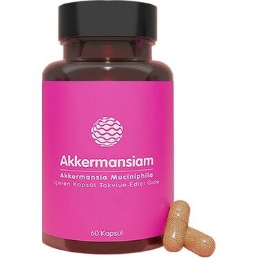 Akkermansiam-B Akkermansia Muciniphila İçeren Takviye Edici Gıda 60 Kapsül - Eski Ambalaj