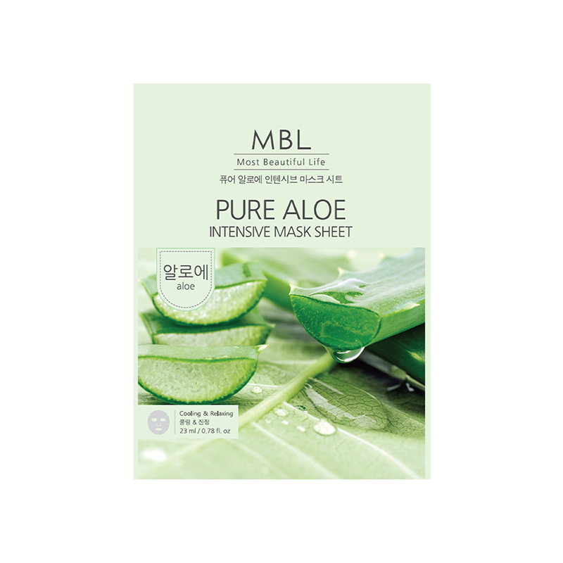 Mbl Pure Aloe Intensive Mask Sheet 23 ml - 10 Adet