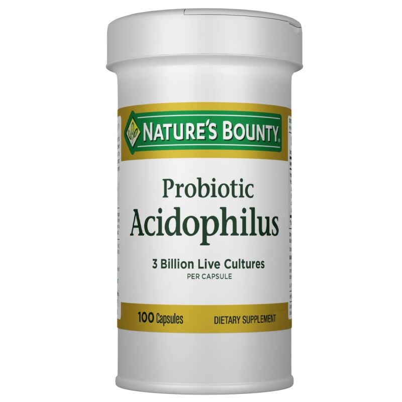NATURES BOUNTY PROBIOTIC ACIDOPHILUS 100 CAP.