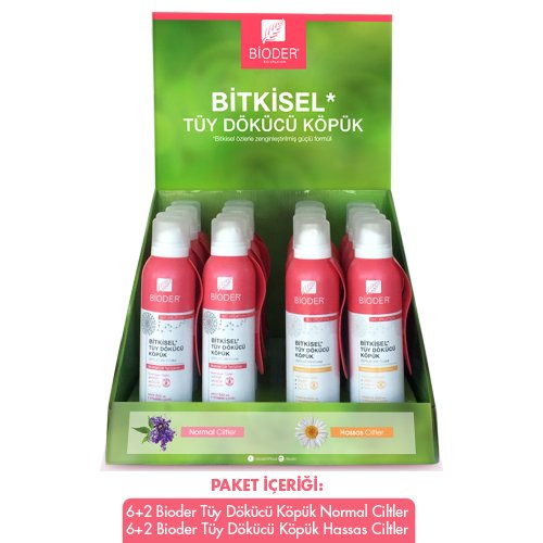 Bioder Tüy Dökücü Köpük Avantajli Paket