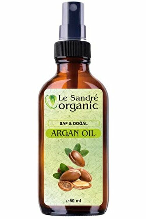 Le Sandre Organics Yavaş Uzayan ve Yıpranmış Saçlara Özel Argan Bakım Yağı 50 ml