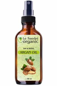 Le Sandre Organics Yavaş Uzayan ve Yıpranmış Saçlara Özel Argan Bakım Yağı 50 ml