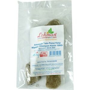 Lokmanavm Amonyak Tuzu Parça Kalıp Nişadır - Amonyum Klorür 100 gr Paket