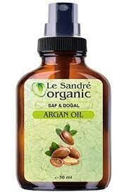Le Sandre Organics Yavaş Uzayan ve Yıpranmış Saçlara Özel Argan Bakım Yağı 30 ml