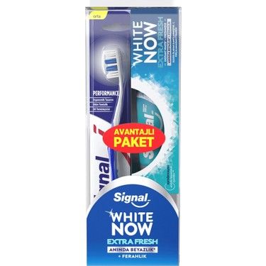 Signal White Now Extra Fresh 50 ml + Performans Fırça Hediyeli