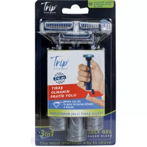Trip Shave Club Kendinden Jelli Tıraş Bıçağı 3'lü