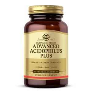 SOLGAR ADVANCED ACIDOPHILUS PLUS 60 CAP.