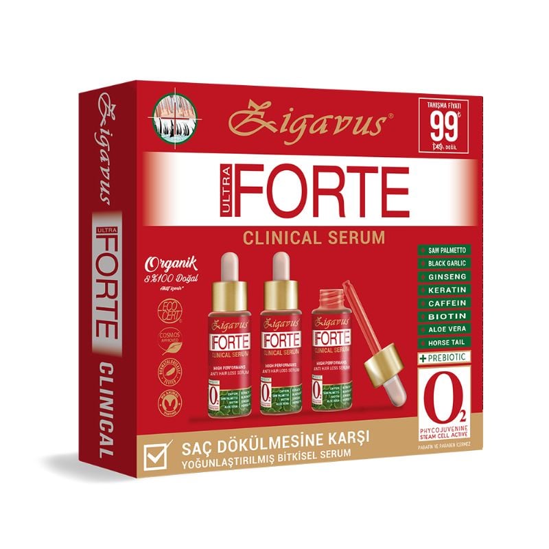 Zigavus Ultra Forte Clinical Saç Serumu 3x15