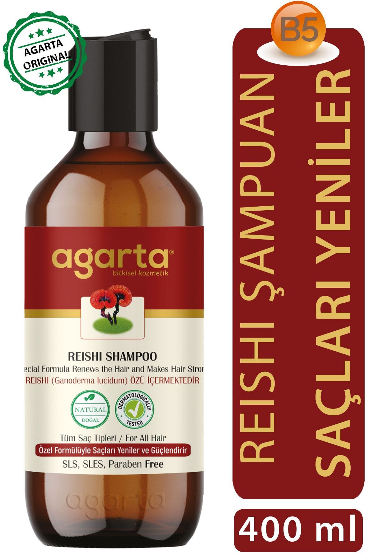 Agarta Reishi Şampuan 400 ml