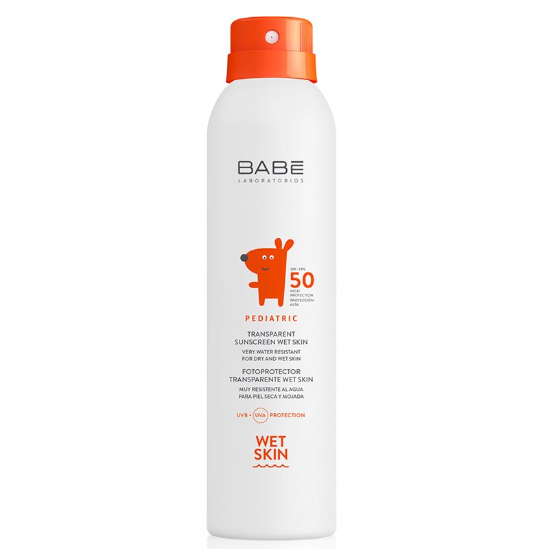 Babe Pediatrik Transparan Güneş Spreyi SPF50 200 ml + Şişme Bot Hediyeli