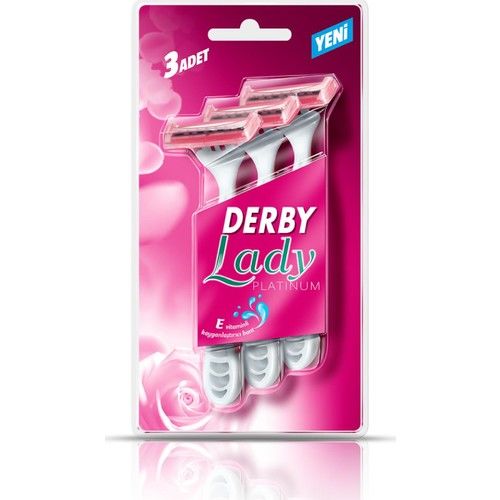 Derby Lady 2 Platinum 3'lü Blister - 6 Adet
