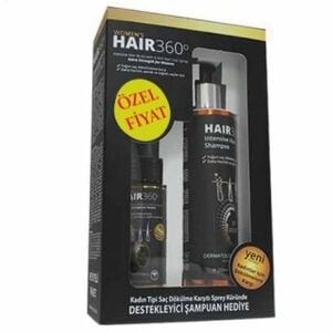 Hair 360 Intensive Hair Loss Shampoo 200 ml + Hair 360 Women Sprey 50 ml