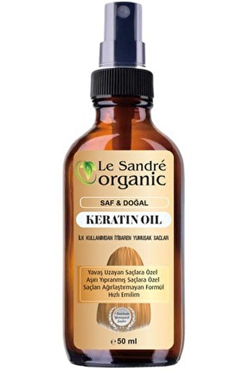 Le Sandre Organics Aşırı Yıpranmış Saçlar İçin Keratin Bakım Yağı 50 ml