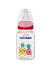 Bambino T-018 Standart PP Biberon 150 ml - Kırmızı