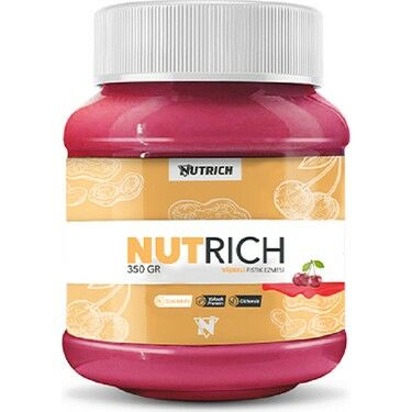 Nutrich Creamy Vişneli Doğal Fıstık Ezmesi 350 gr