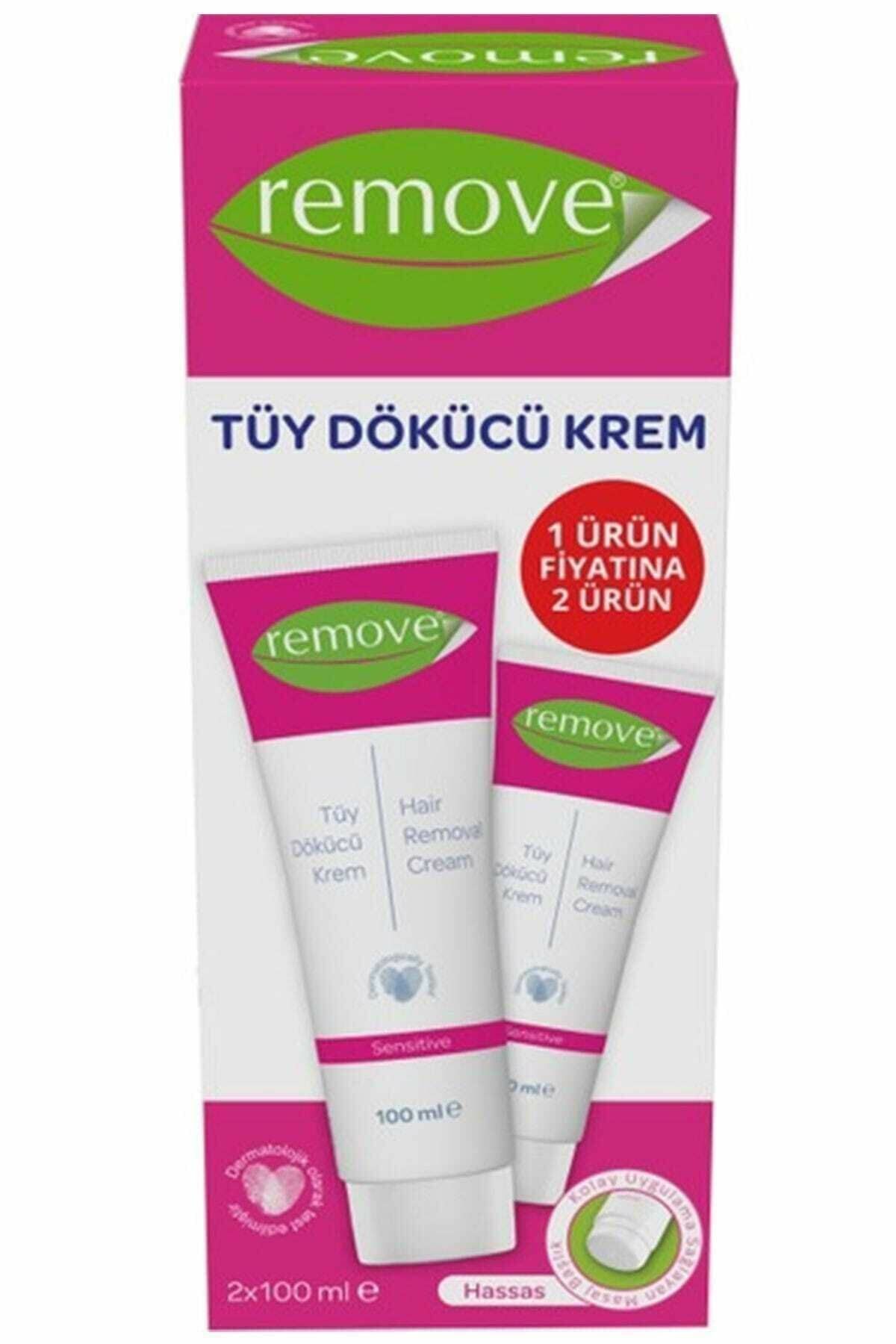 Remove Tüy Dökücü Krem Hassas Ciltler 100 ml - 2 Adet