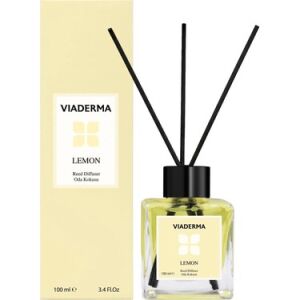 Viaderma Kare Şişe Limon Esansı Bambu Çubuklu Oda Kokusu 100 ml